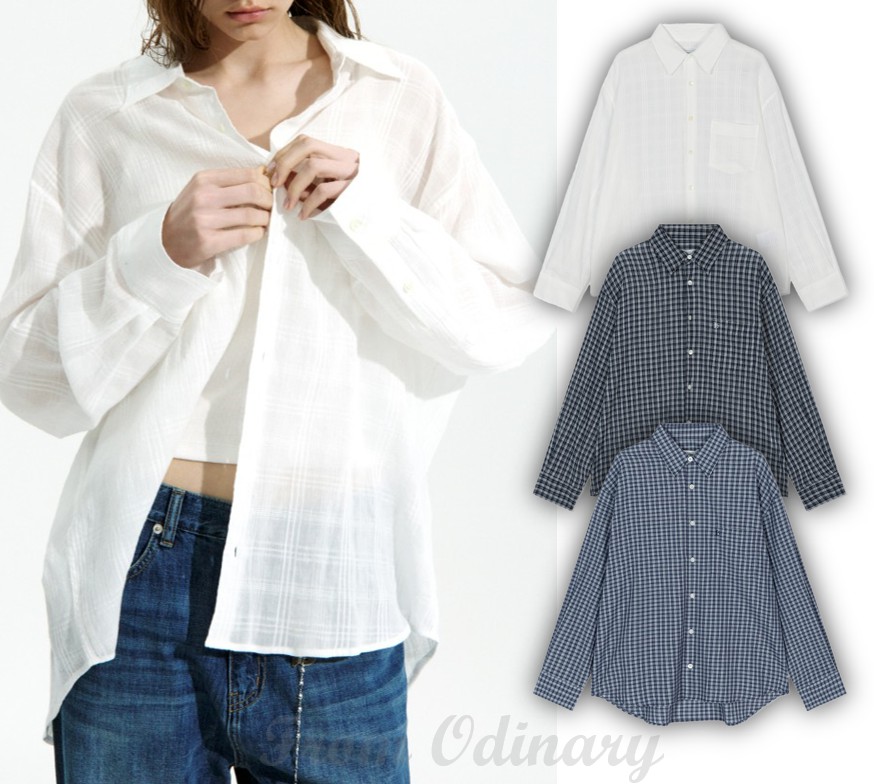 OVERSIZED Lc CHECKED SHIRT (LC252SH04)