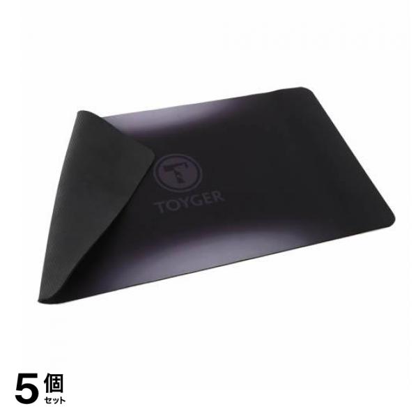TOYGERコンパクトプレイマット(ポーチ付) TYPE1 ブラック 23cm 5個セット
