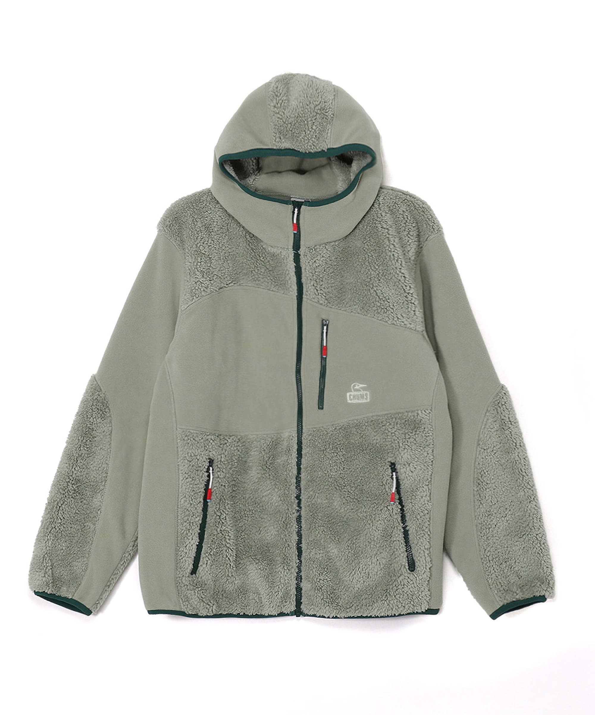 [チャムス] ボンディング フリース パネル パーカ Bonding Fleece Panel Parka