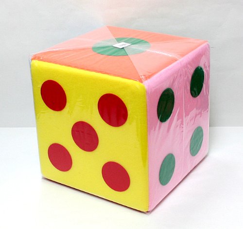 丸惣(Marusou) カラーサイコロ[ジャンボ] 290×290×290mm ポリエステル/ウレタン PL-018