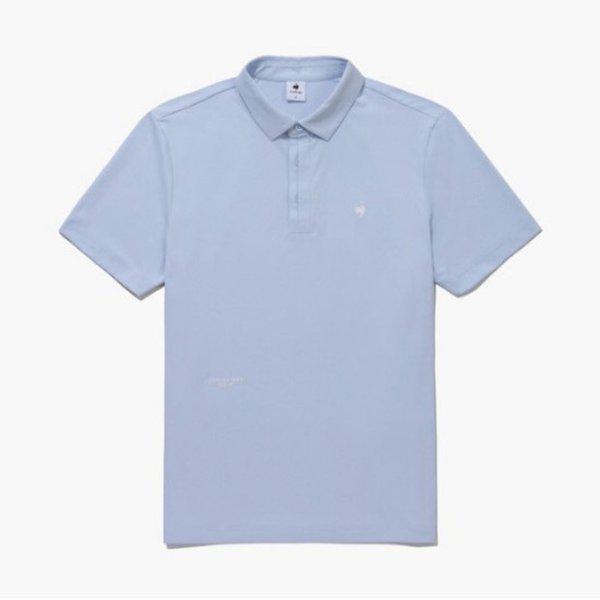 ゴルフ半袖Tシャツ KQF GQ121MTS34-BBBL 男性 ボールドレタリングパフォーマンス半袖Tシャツ / BRIGHT BLUE