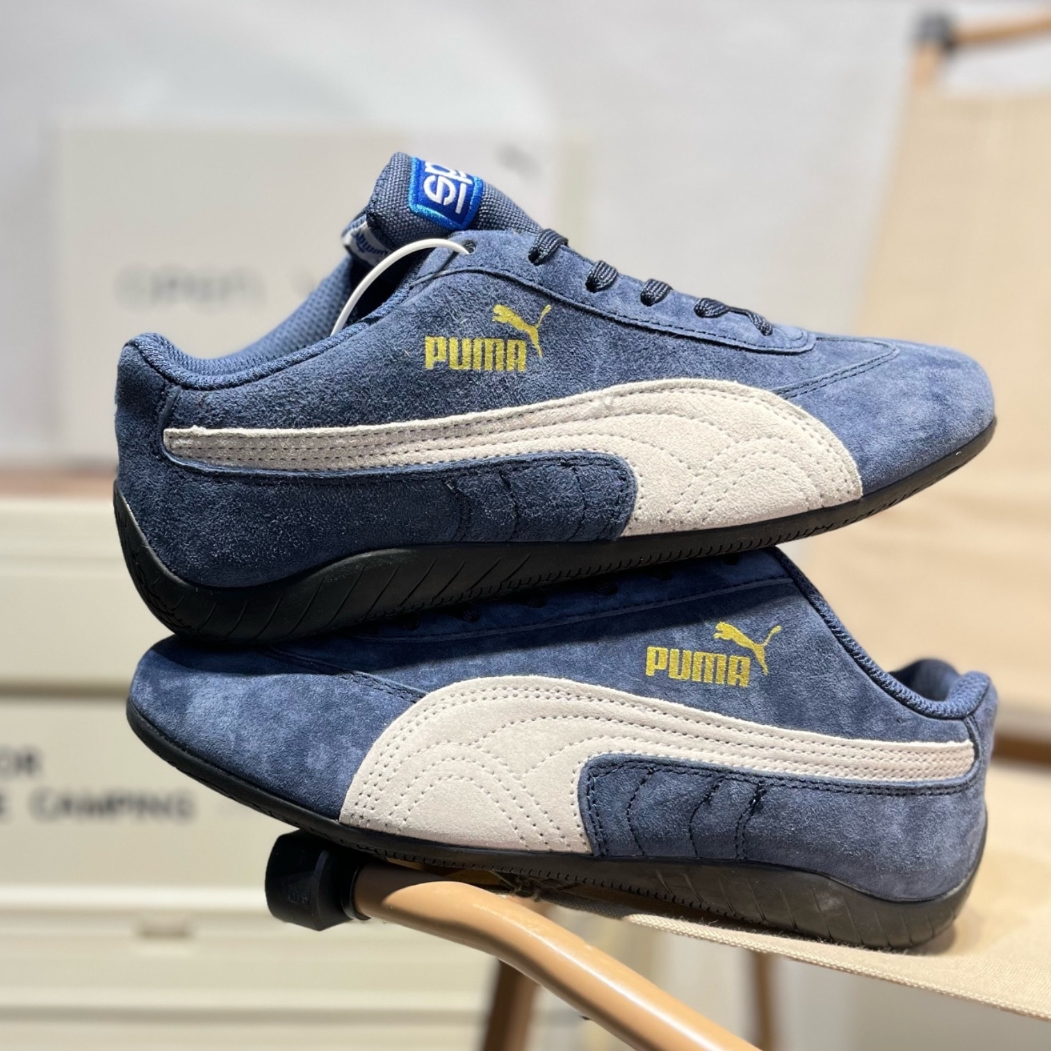 新品未使用 プーマ Speedcat ブルー レディース スニーカー 【並行輸入品】