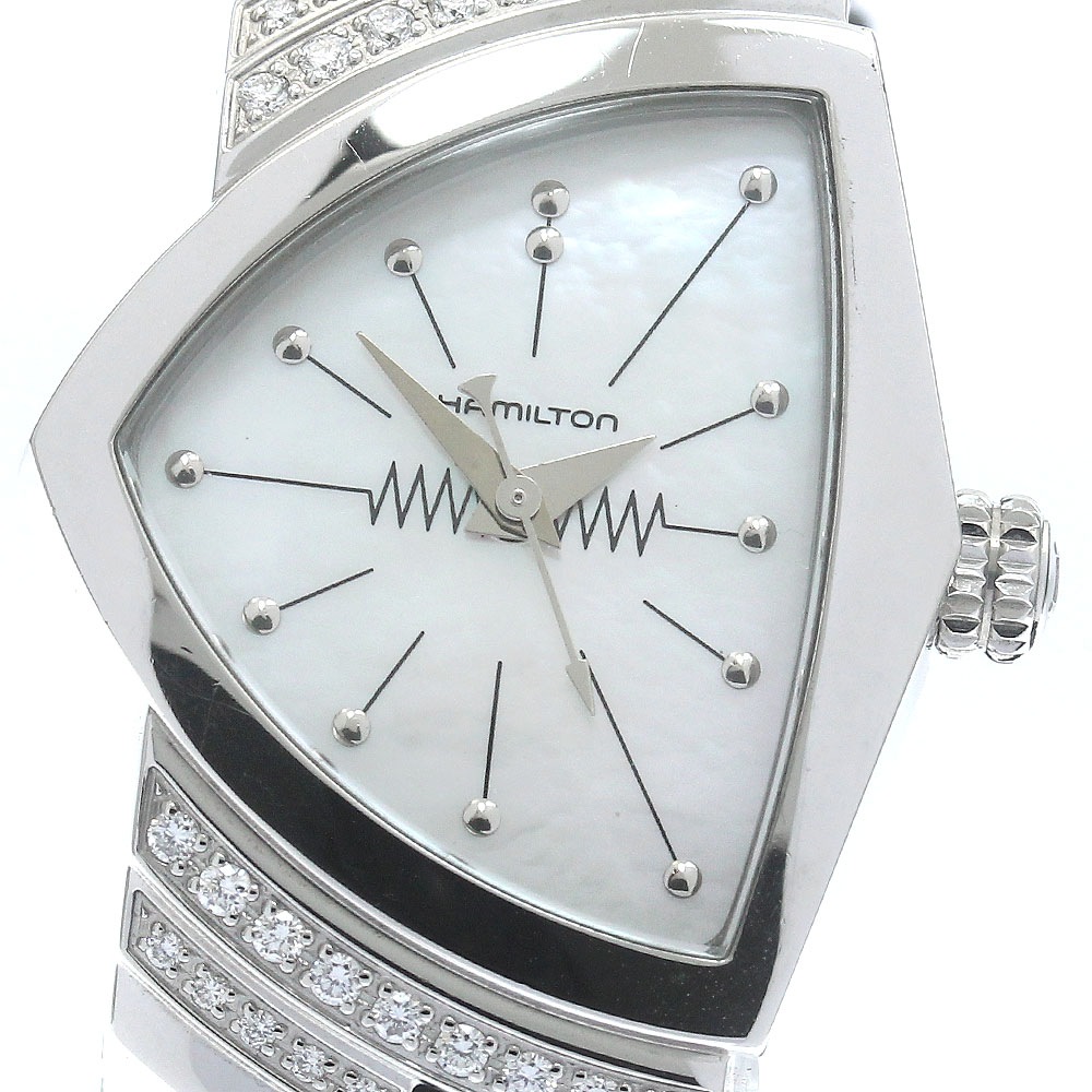ハミルトン HAMILTON H242610 ベンチュラ ダイヤ クォーツ レディース _885895【中古】
