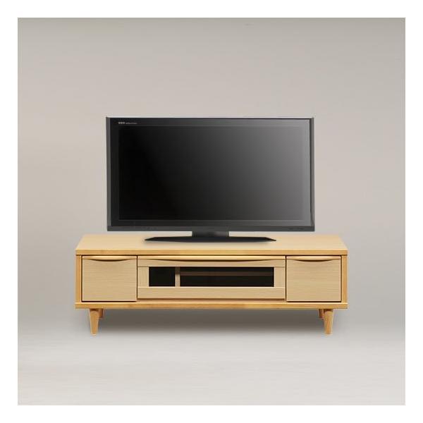 デザインテレビボード/脚付き収納テレビ台 　木製 幅120cm/カラー2色対応 完成品