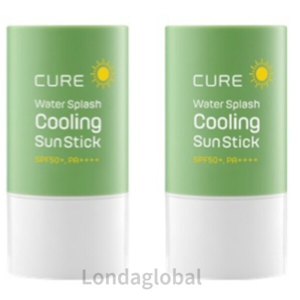 キュア ウォーター クーリング 日焼け止め スティック SPF50+ 2個