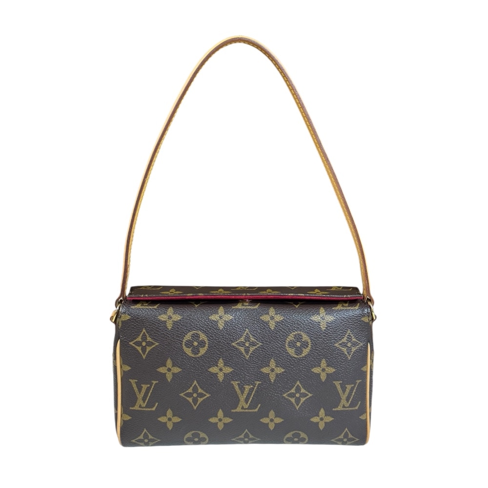 ルイヴィトン レシタル モノグラム ハンドバッグ モノグラムキャンバス M51900 ブラウン LOUIS VUITTON 中古