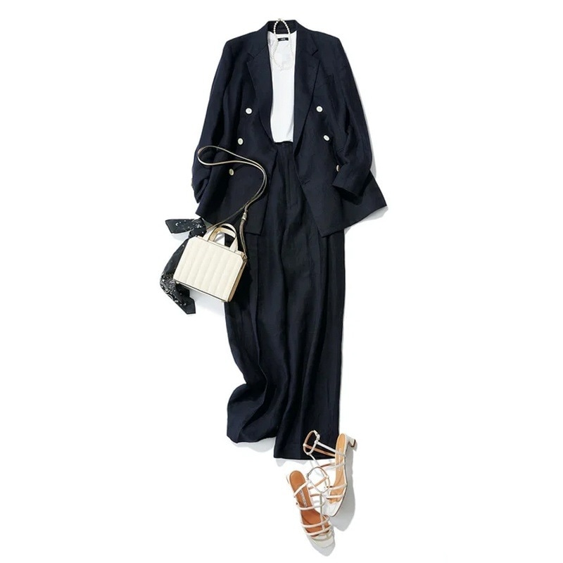 【気質アップ】 ハイウエスト ギャザー ロング丈 シンプル ナチュラル 女性に大人気 フォーマルセット