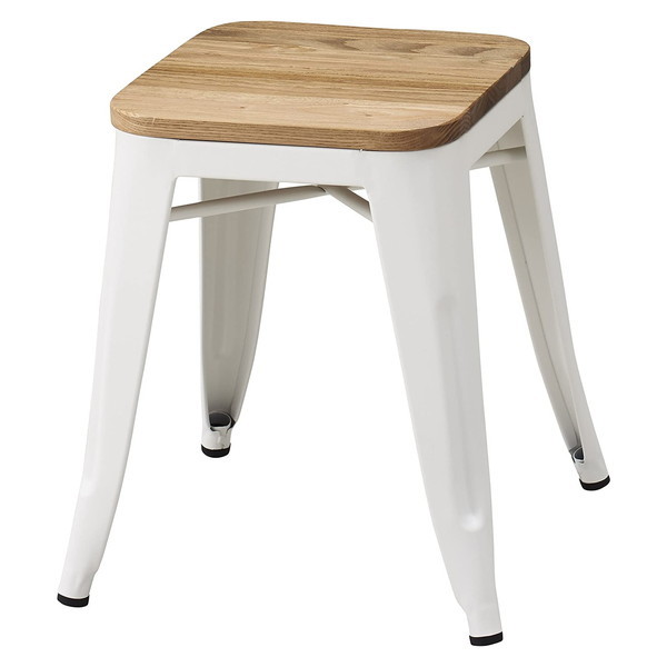 エルムメタルスツール45 マットホワイト N-8343