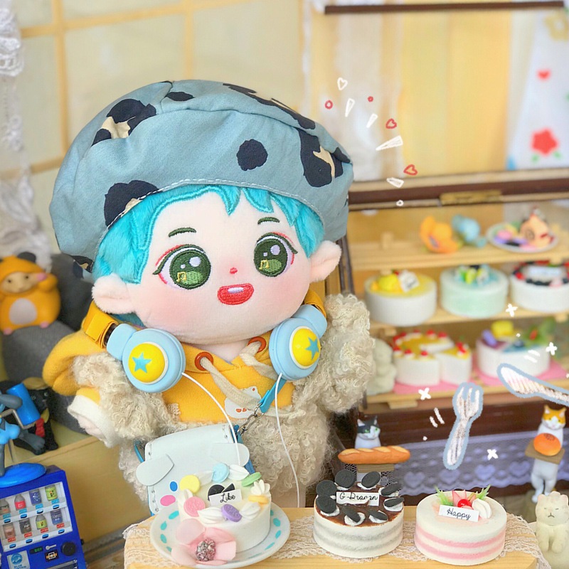 ぬいぐるみ 20cm 無属性 本体 着せ替え人形q版王源スター綿人形ネット赤着せ替え人形ぬいぐるみぬいぐるみ出生カード付き