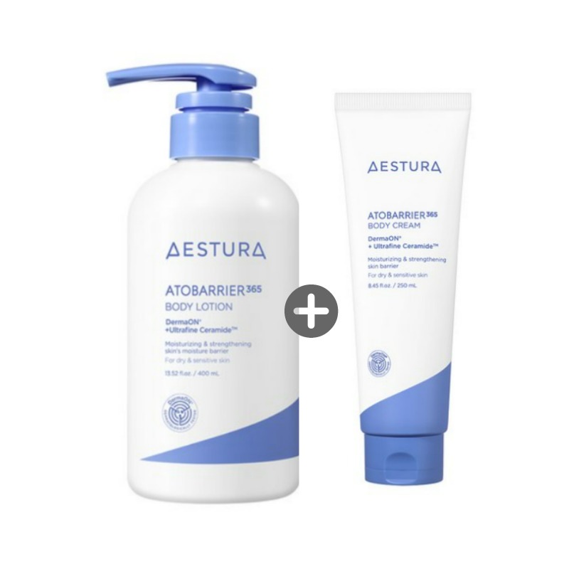 アトバリア365 ボディローション 400ml + エストラアトバリア365 ボディクリーム 250ml韓国コスメ 韓国スキンケア