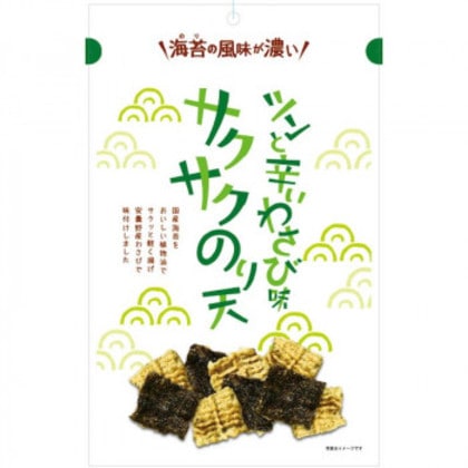まるか食品 ツンと辛いわさび サクサクのり天 60g 48個入