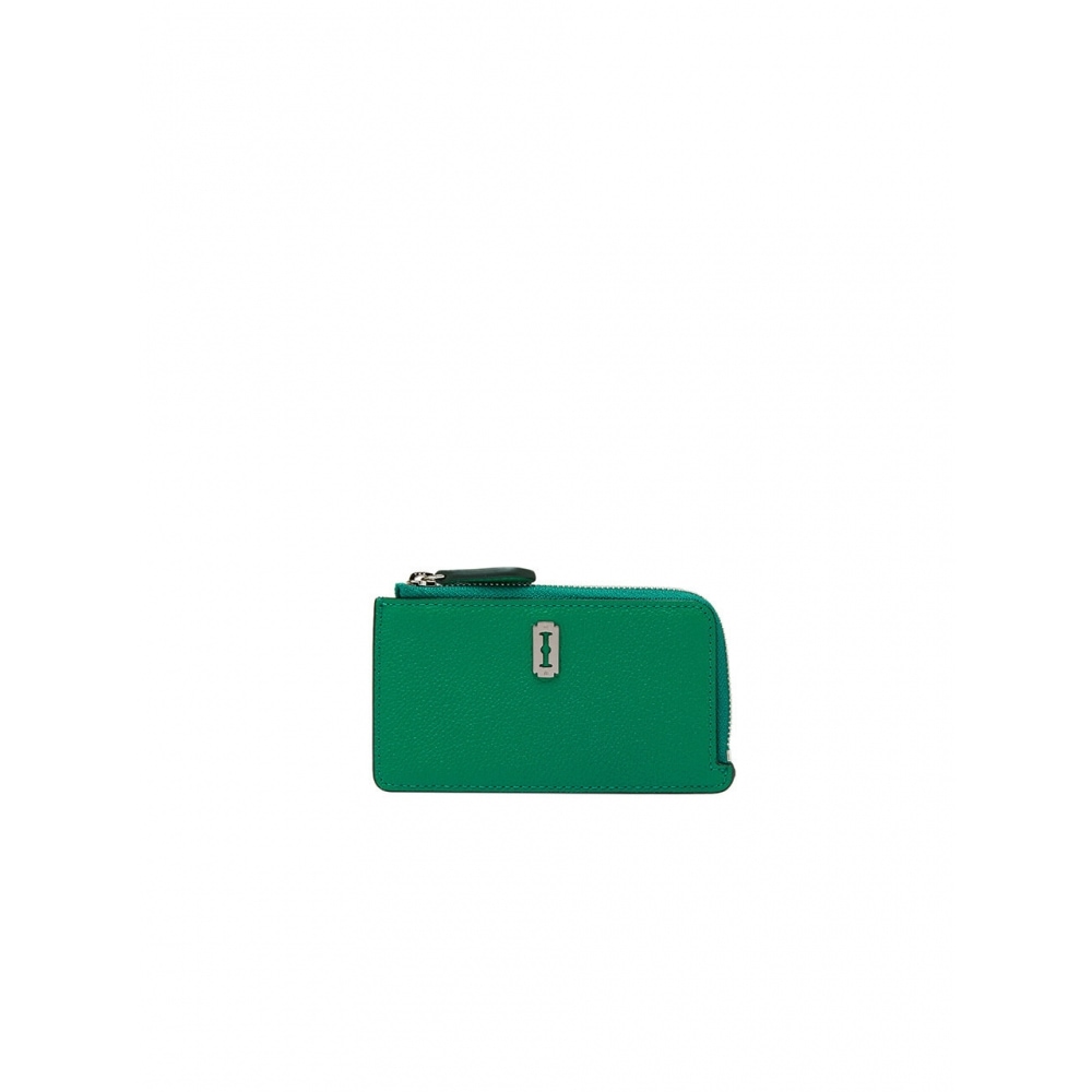 Vunque Magpie ファスナー付きカード財布 (カササギージップカード財布) グリーン