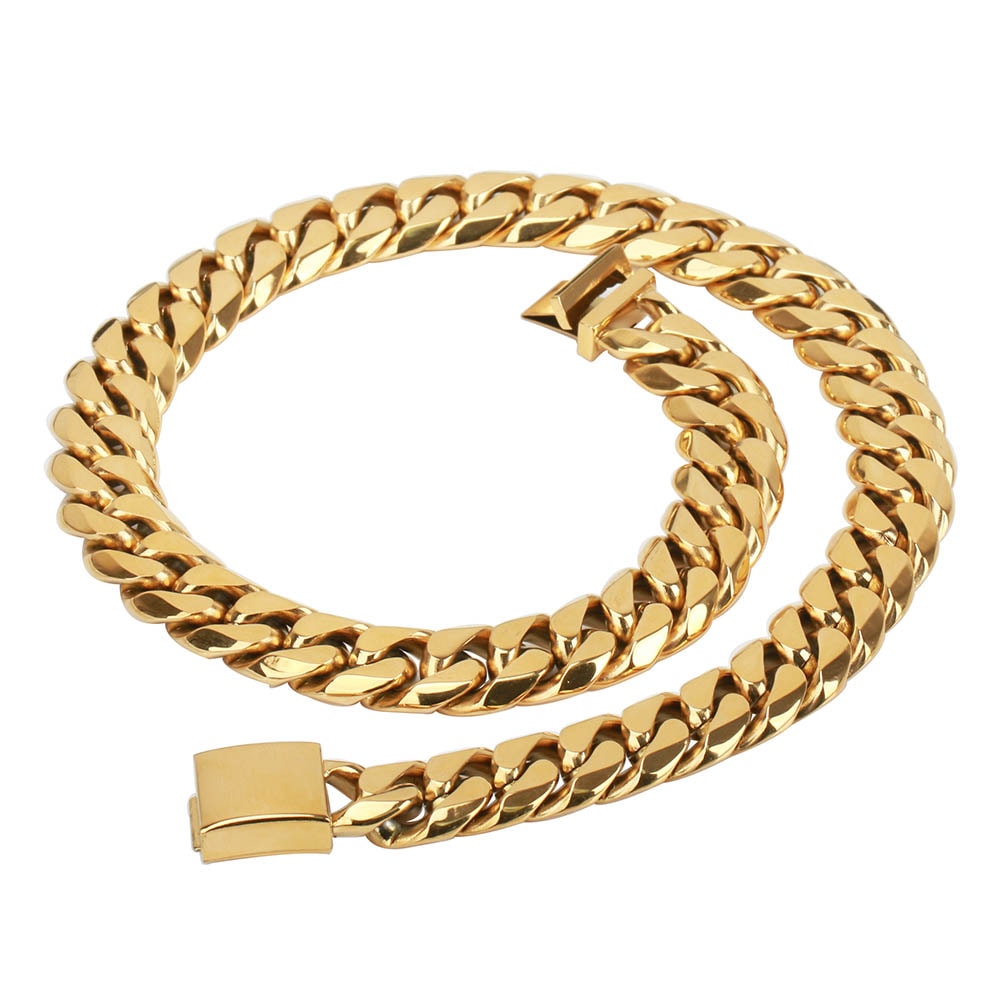 ステンレス 6面喜平ネックレス 16mm [n309-gold-16mm]