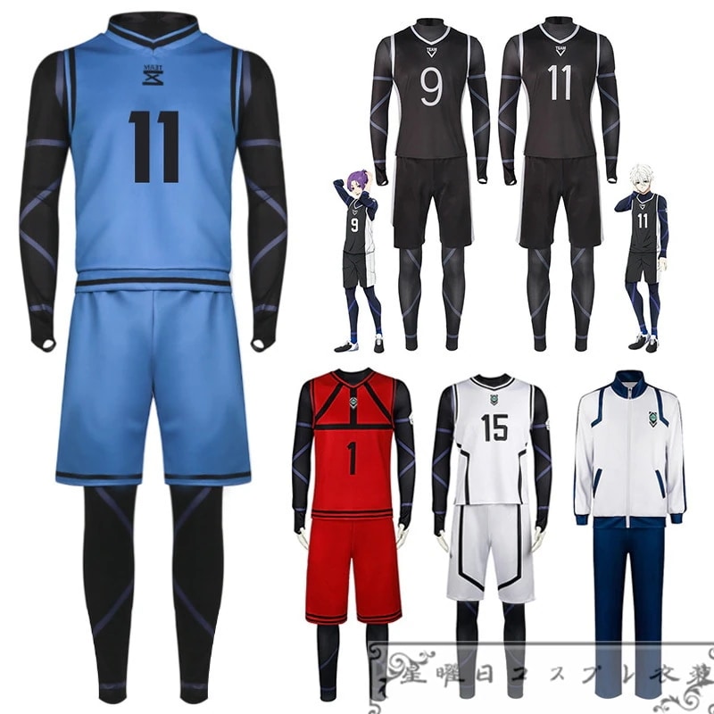 ブルーロック 糸師凛 時光青志 御影玲王 千切豹馬 凪誠士郎 國神錬介 潔世一 スポーツ‐ウェア コスプレ衣装 コスチューム イベント ハロウィン 仮装 変装