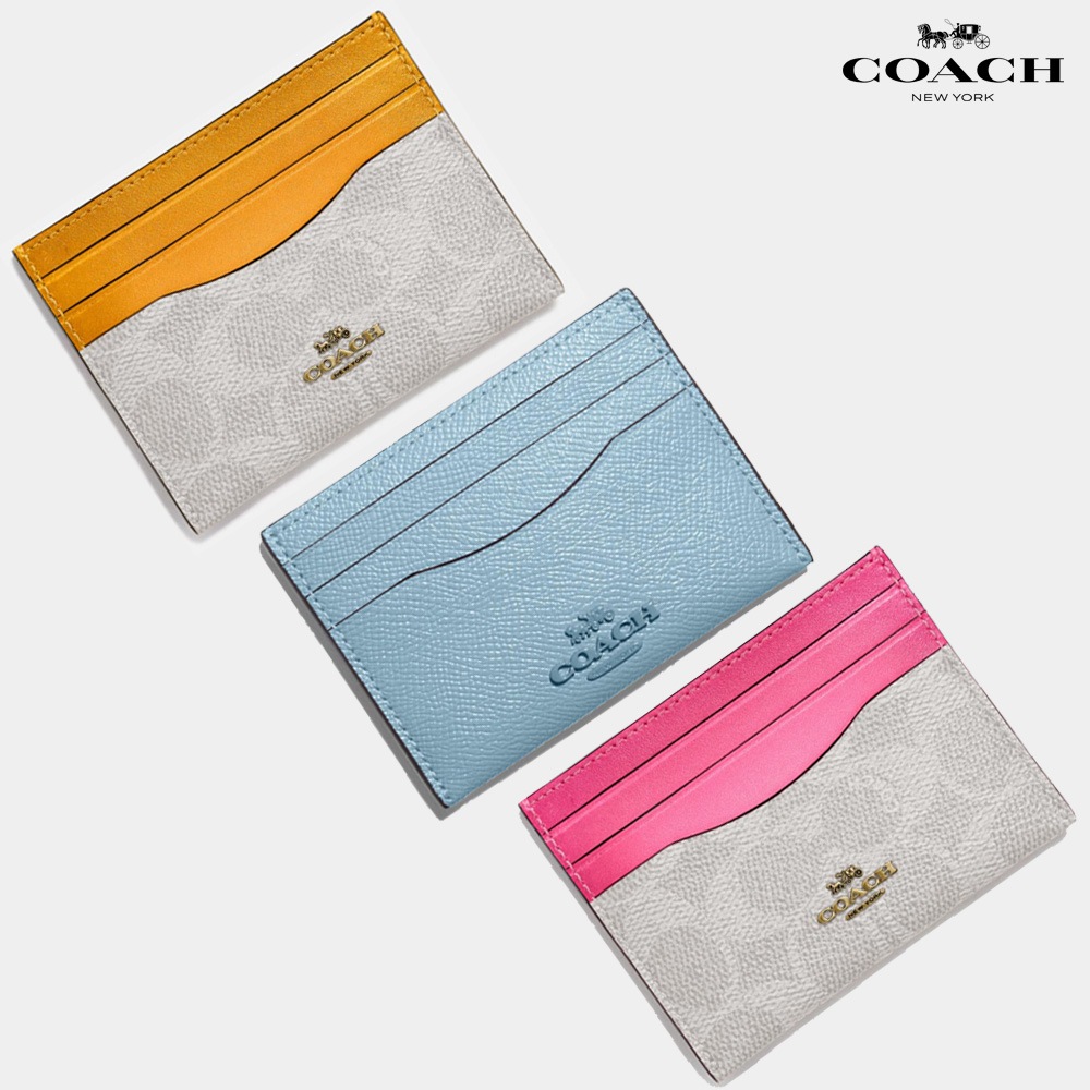 USA発売 COACH Card Case スリムカードケース 定期入れ 名刺入れ 89680 31