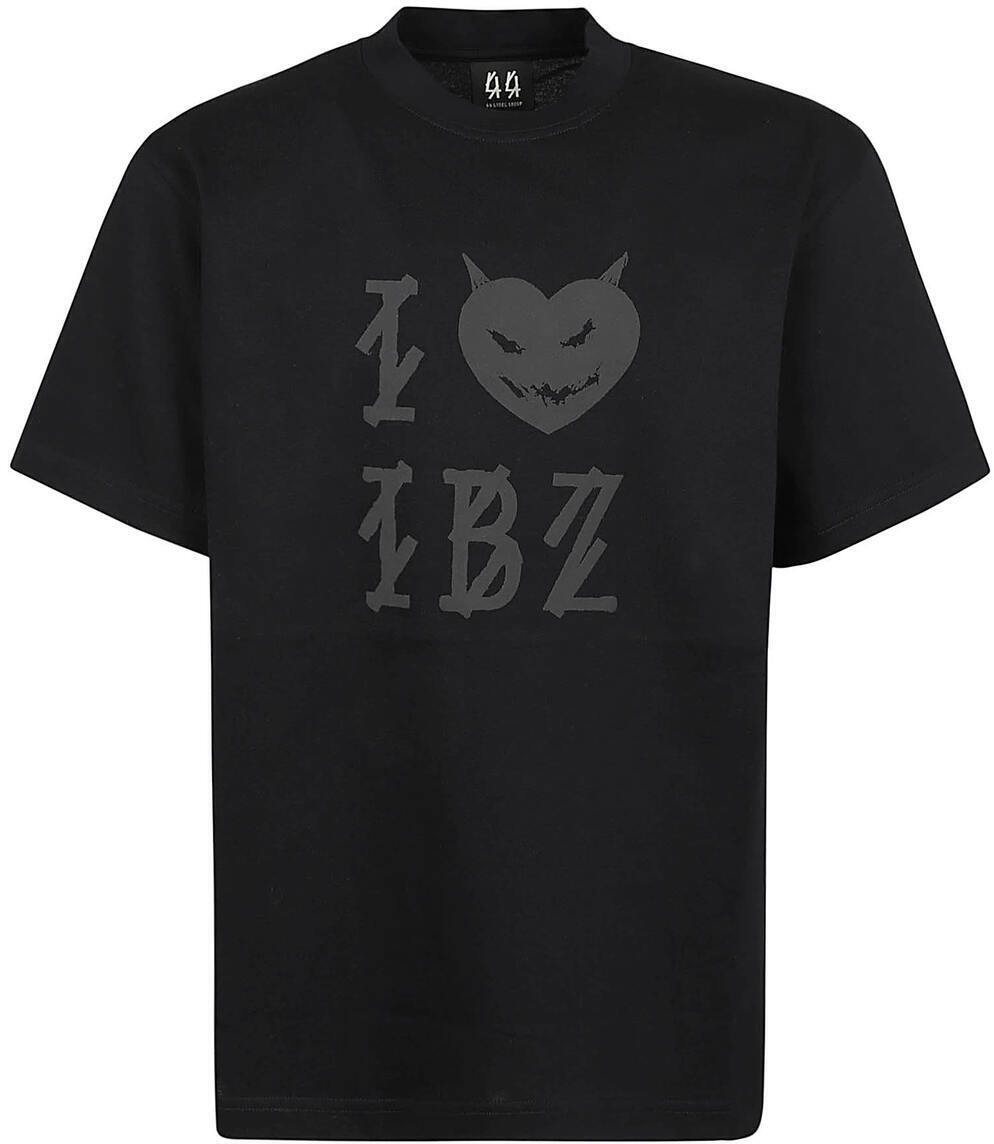 B0030376.FA141 P435 BLACK I LOVE IBZ 春夏2024 Tシャツ メンズ ia