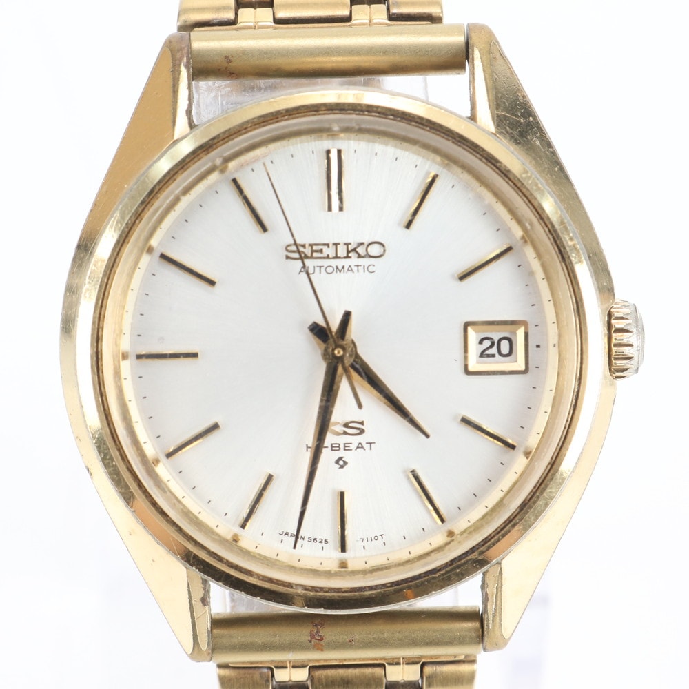 美品 キングセイコー ハイビート 5625-7111 腕時計 ゴールド ブランド メンズ MRM DM16-10 中古