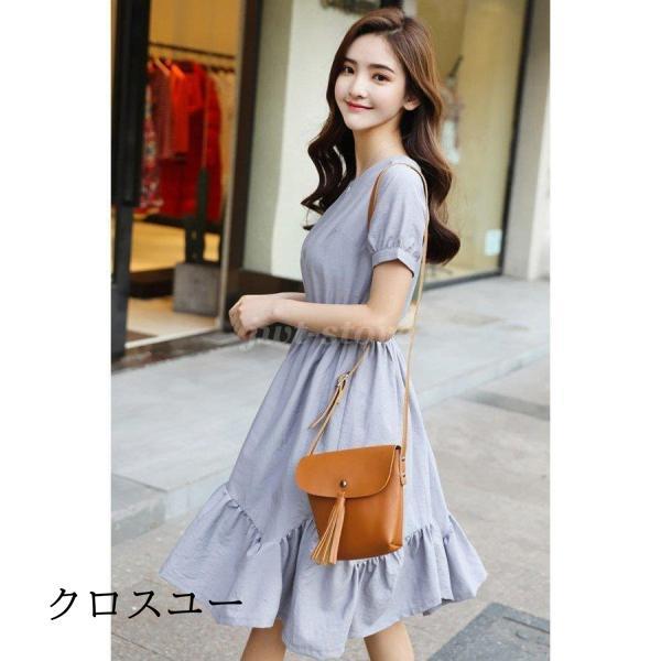 ワンピース レディース マキシワンピース 夏 半袖 ワンピース シャツワンピ 韓国風 ロング丈 着痩せ オシャレ スリーブ レディース 5,037円