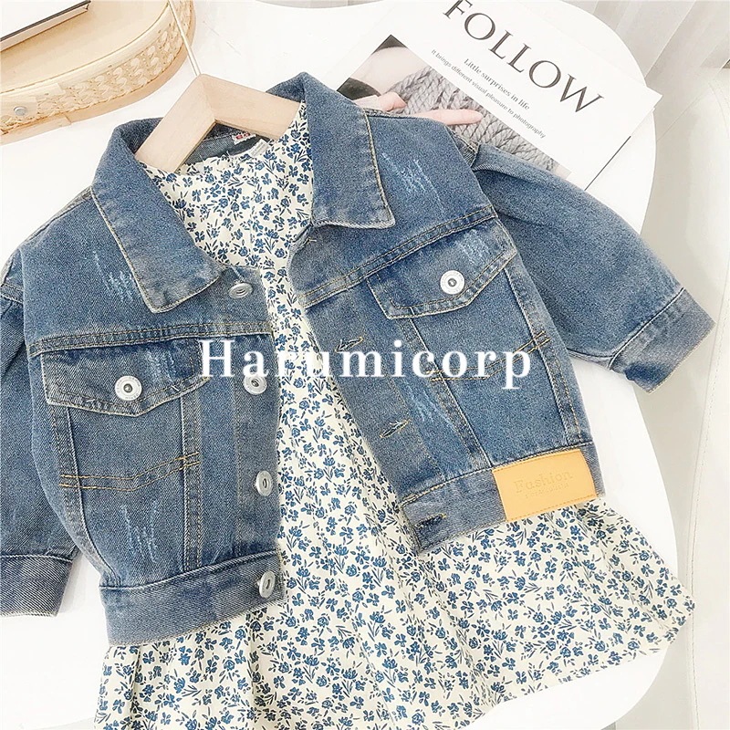セットアップ 子供 ワンピース キッズデニム コート 女の子 子供服 長袖ワンピース 花柄 トップス カットソー ベビー服 上下セット 卒園式 ピアノ 発表会 韓国子ども服 春秋 おしゃれ 可愛い 七