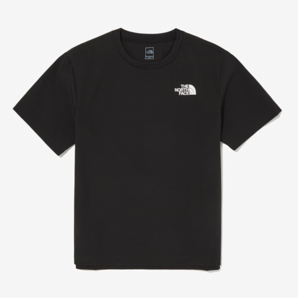 ザ・ノース・フェイス子供用アイスラン半袖ラウンドTシャツ NT7UQ01T_BLK