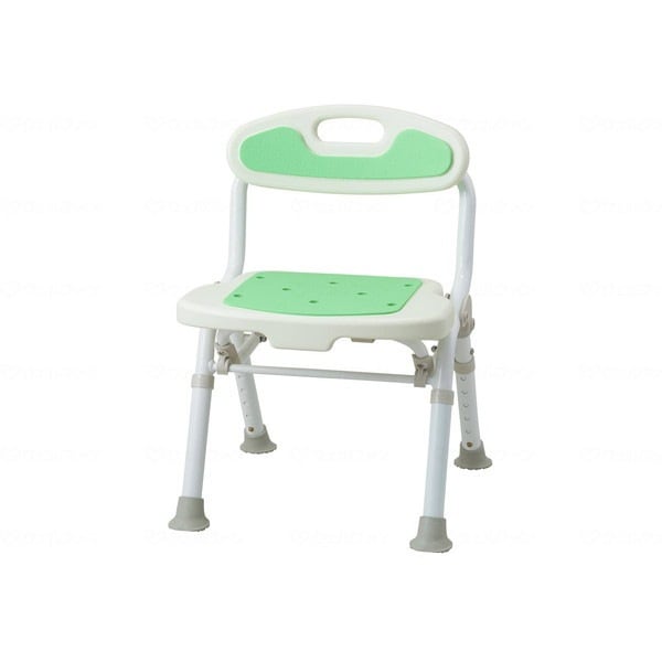 福浴 折たたみコンパクトシャワーチェア グリーン FKW-02-G メーカー直送