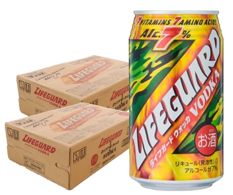 【送料無料】チェリオ ライフガードウォッカ 350ml2ケース/48本【北海道沖縄県東北四国九州地方は必ず送料がかかります】