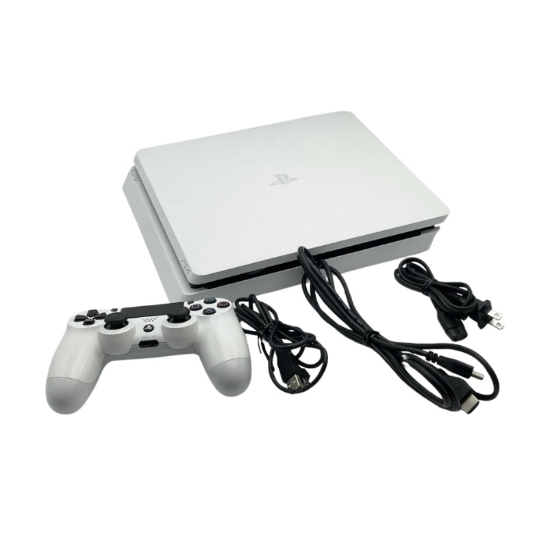 中古 PlayStation 4 グレイシャー・ホワイト 500GB (CUH-2100AB02)