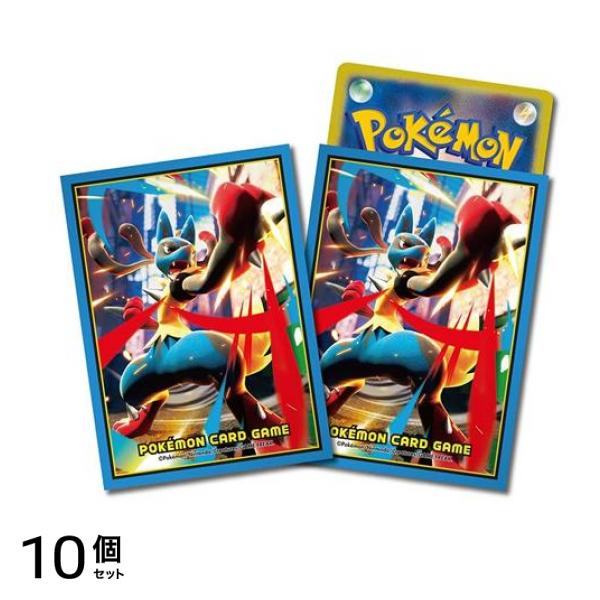 ポケモンカードゲーム デッキシールド メガルカリオ 64枚入 10個セット