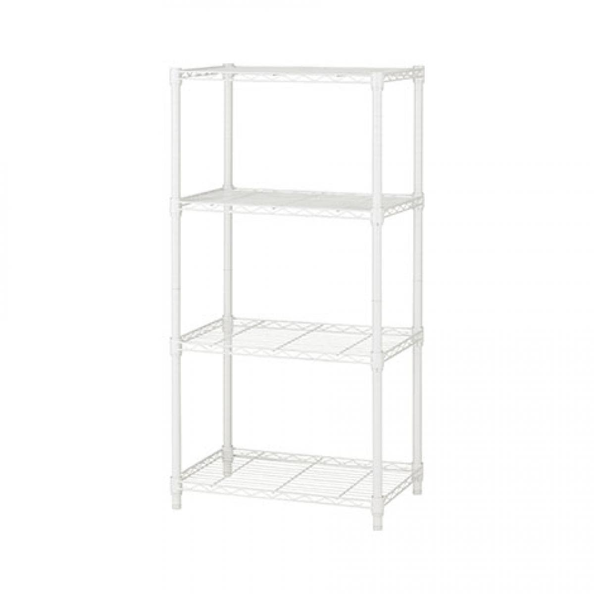 ドウシシャ エリソン スチールラック ルミナス ラテ 幅60cm 4段 オープンラック ホワイト 幅61×奥行41×高さ121cm EHE60124WH 新生活 おしゃれ