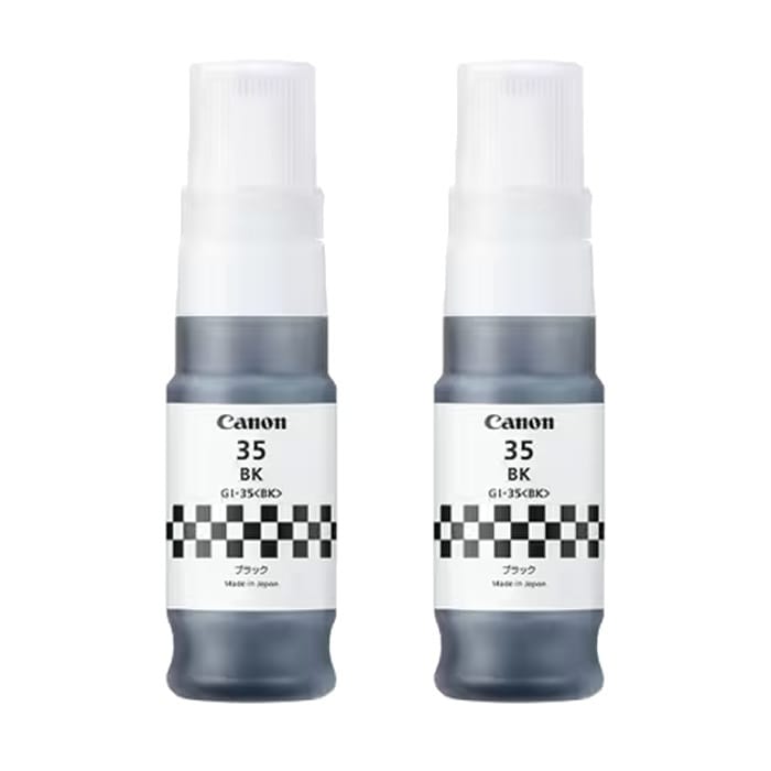 【2個セット】純正 インクボトル GI-35BK ブラック 6284C001 2個セット GI-35BK-2SET