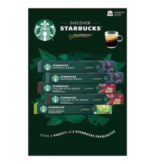 【倉庫直送】　スターバックス ネスプレッソ互換カプセル バラエティー60カプセル