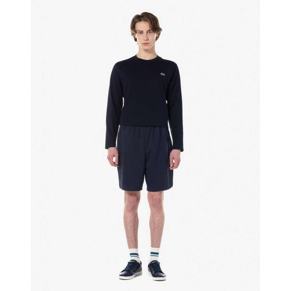 ラコステメンズベーシックスウェットショーツ GH779E-54G HDE