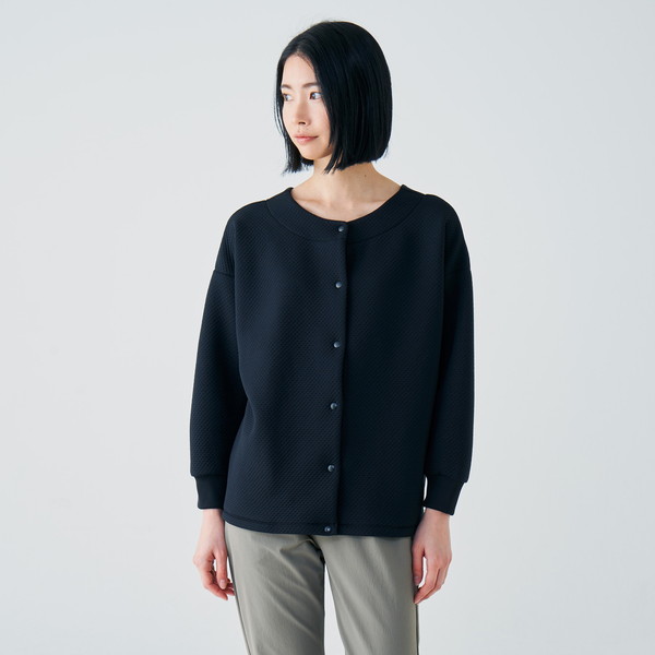 返品交換不可 大特価 MIZUNO ミズノ 発熱素材 ブレスサーモリップルキルト2WAYカーディガン レディース その他トップス B2MCA71209「RS2503」