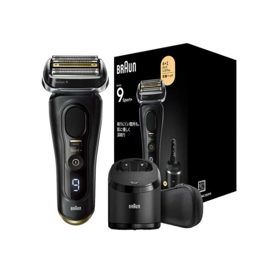 【新品】BRAUN ブラウン 電気シェーバー 洗浄機モデル 海外対応 シリーズ9 Sport+ 9350cc ブラック 20,060円