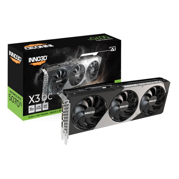 GeForce RTX 5070 Ti X3D OC 16GB グラフィックボード オーバークロック N507T3-16D7X-176068N