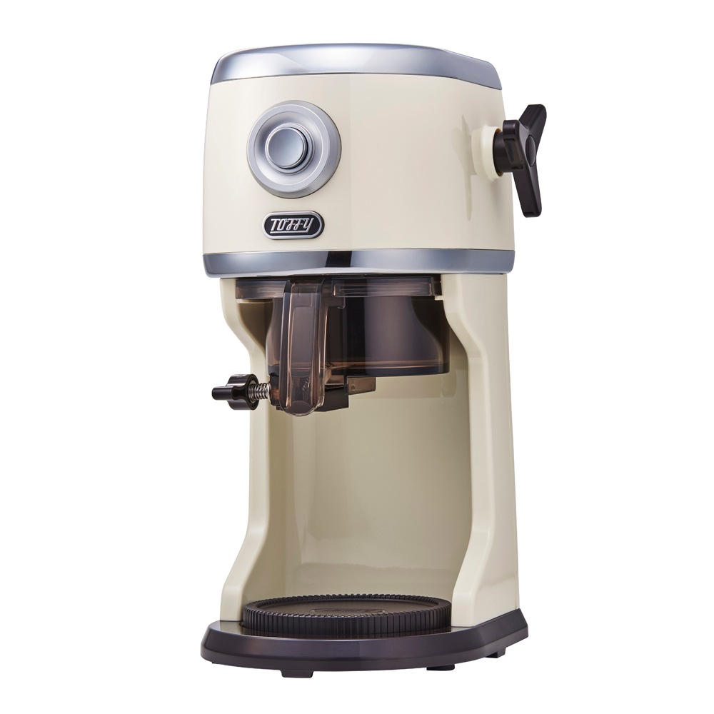 ラドンナ K-IS14-MW コンパクト電動ふわふわかき氷器　ミルキーホワイト KIS14MW