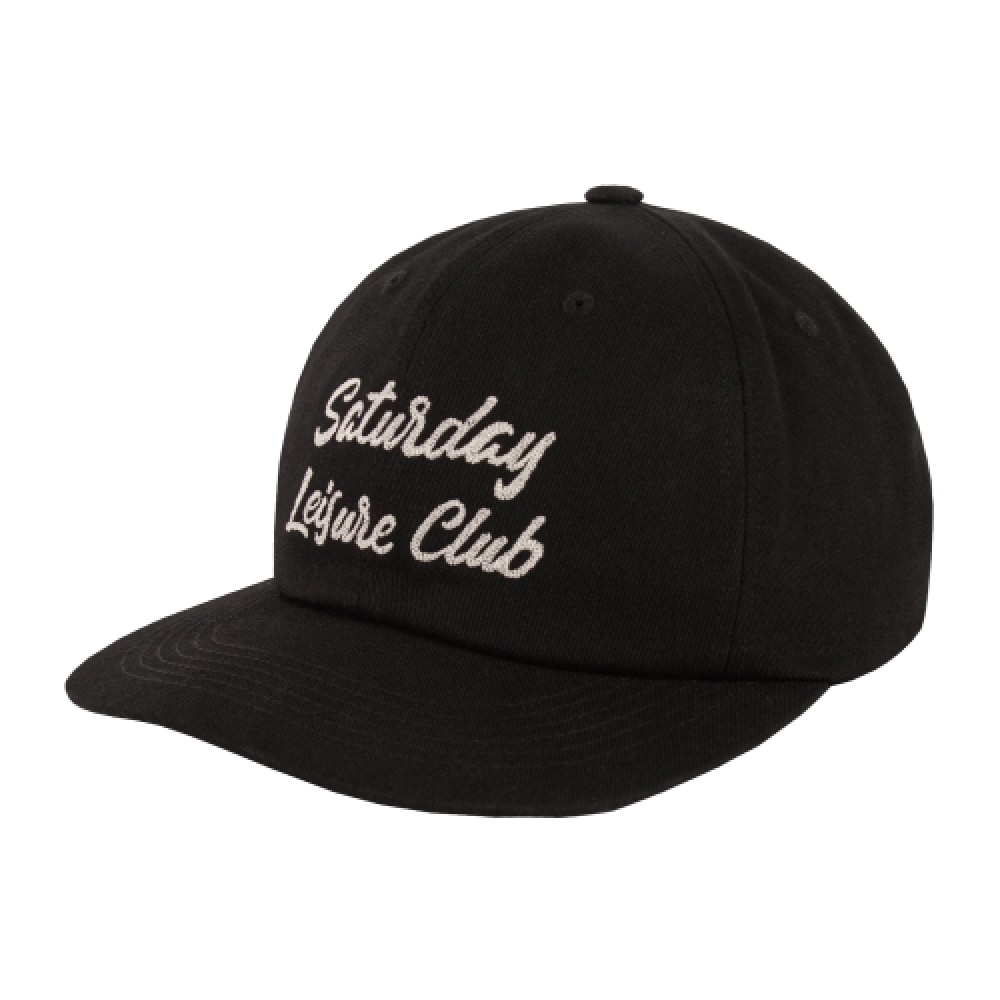 サタデーレジャークラブレジャーボールキャップ-ブラック