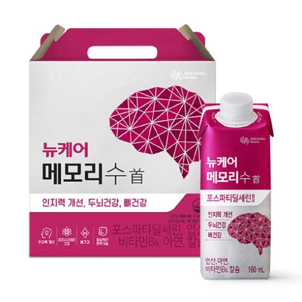 韓国-KMEAL-デサンウェライプ ニューケア メモリ水160ml(20パック) バランス 栄養食 バラン式 手軽代わり