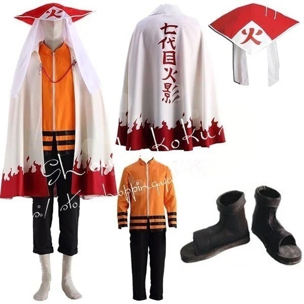 子供用 大人用 ナルト うずまき ナルト 12代七代目 コスプレ衣装 靴 コスチューム 演出服 コス 変装 仮装 撮影 祭り 9,785円