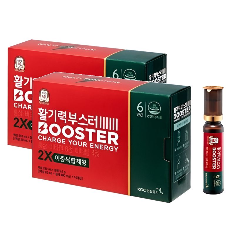活気力 ブースター 14個入 × 2箱 / 紅参＋ビタミン＋ミネラル／ダブル複合タイプ