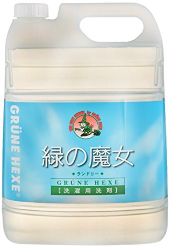 【大容量】 緑の魔女ランドリー(洗濯用洗剤) 5L 業務...のサムネイル