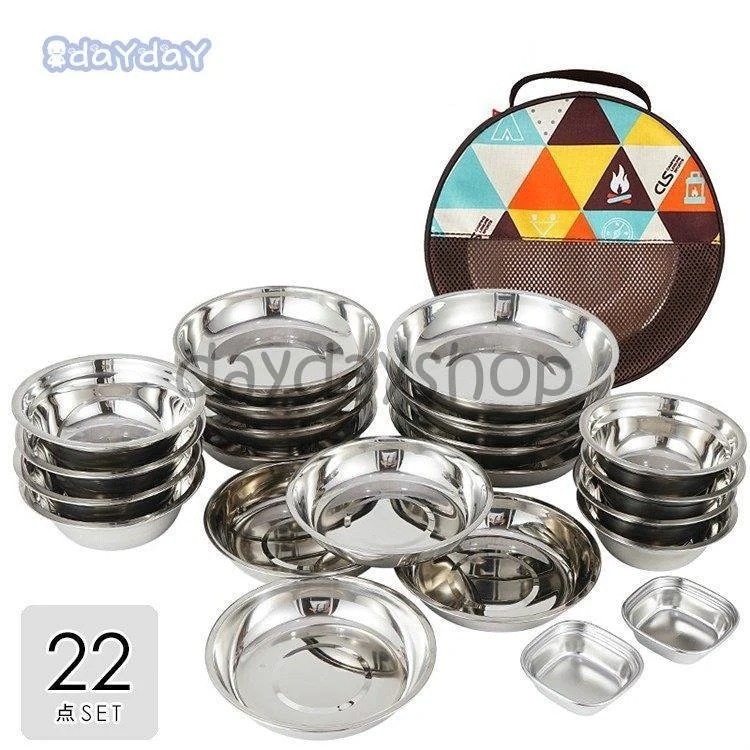 メガ割 ステンレス調理道収納袋付キャンアウトド非常防災グッ防災用台風対停福袋