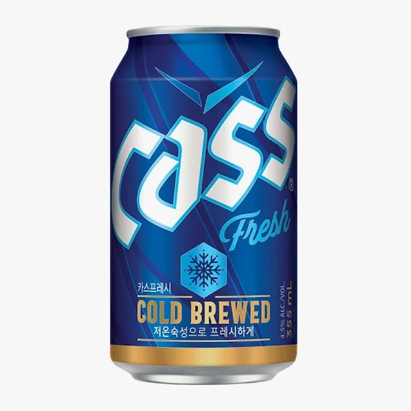 CASS ビール(缶) 355ml 6本セット 韓国ビール カスビール カス