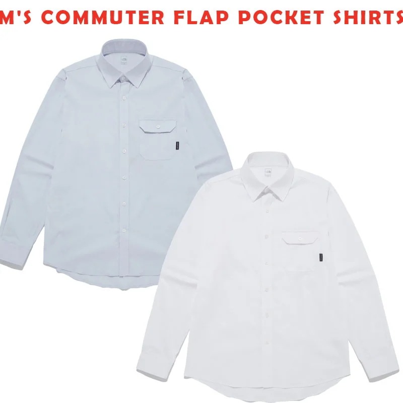 韓国正規品保証 関税負担なしNH8LR05A MS COMMUTER FLAP POCKET SHIRTSデイリー 基本 着装 男子 女子 人気 韓国 ファッション 男女共用 アウトドア