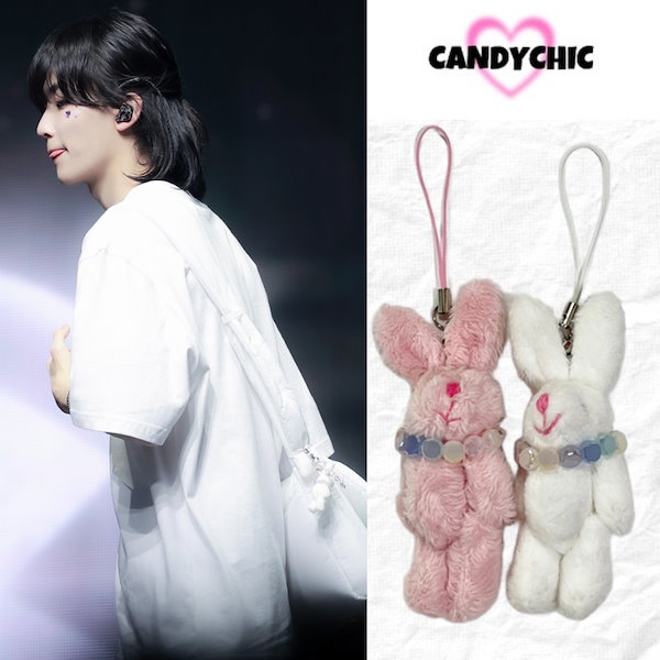 うさちゃん　アイス　キーホルダー　CANDY☆BUNNY　キャンディバニー Qoo10] [CANDY CHIC] sweety