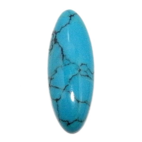ターコイズ（Turquoise) マーキスカボション 約7.9x21.7mm　4.2ct ルース 天然石