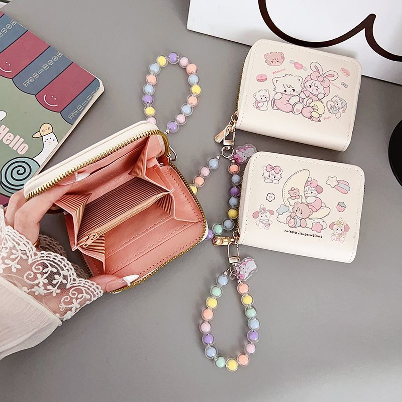 メガ割-【93% 好評価率】mikko漫画ゼロ財布かわいいカードバッグ財布二合一小衆軽贅沢大容量ペンダント紛失防止