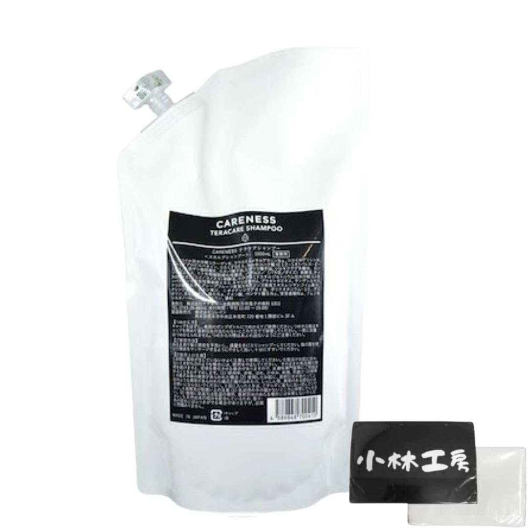 テラケア シャンプー 1000ml 詰め替え ケアネス エコパック ポケットティッシュセット 美容室専売品 ノンシリコン 美容液 サロンシャンプー エコ