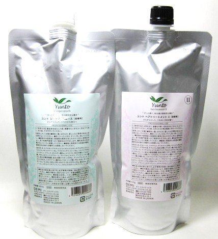 デミ Yunto(ユント)シャンプー スムース＆ 2 500サイズ【詰替え】 セット 5,103円