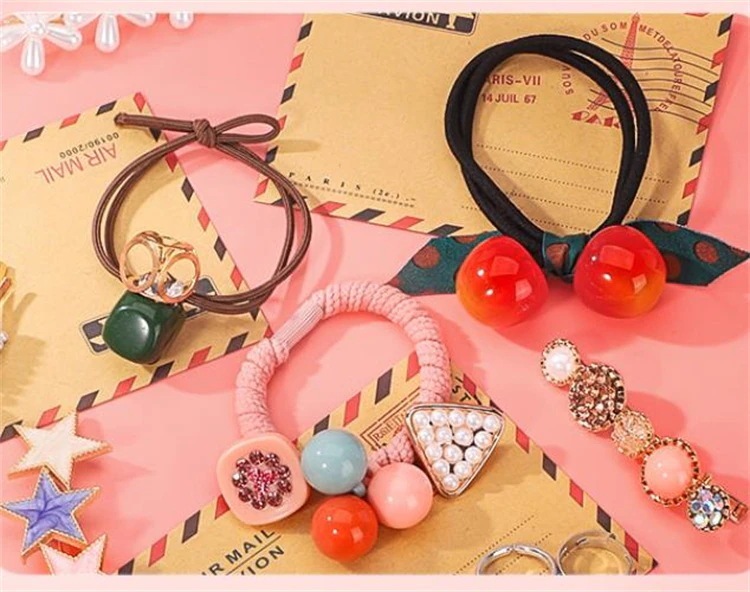 可愛い 皮筋 斜めがけバッグ ヘアピン 子供の髪飾り 頭飾り 早い者勝ち 誕生日ギフトボックス 53点セット 人形ヘアアクセサリーヘアゴムシュシュ